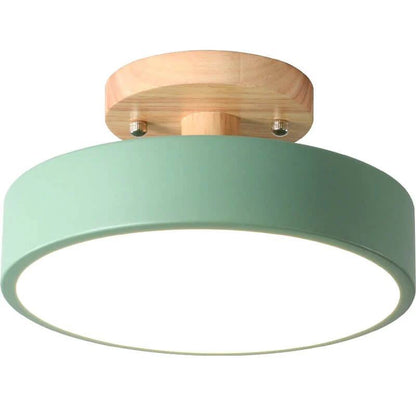 Sleek LED Ceiling Fixture with Customizable Lighting Options