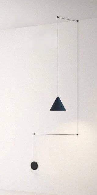Sleek Iron Pendant Lamp for Effortless Indoor Ambiance