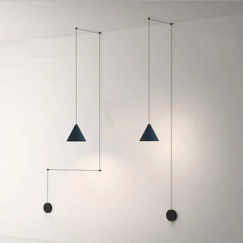 Sleek Iron Pendant Lamp for Effortless Indoor Ambiance