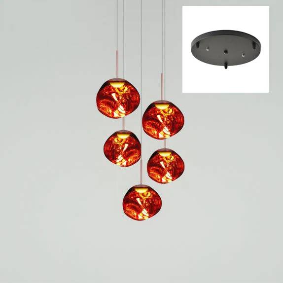 Artistic Multi-Light Pendant Fixture for Elegant Interiors