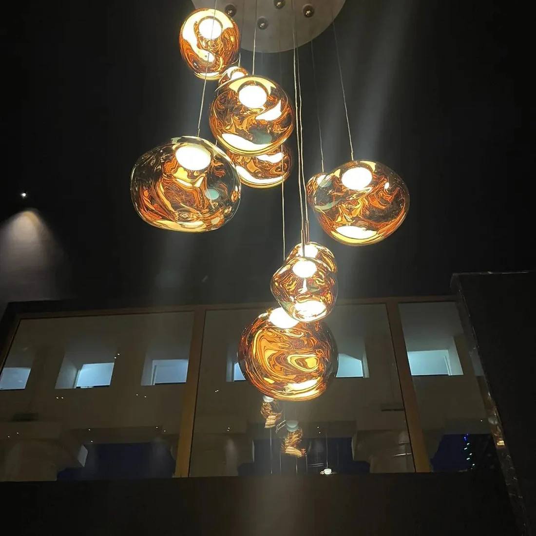 Artistic Multi-Light Pendant Fixture for Elegant Interiors