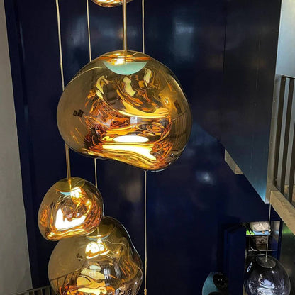 Artistic Multi-Light Pendant Fixture for Elegant Interiors