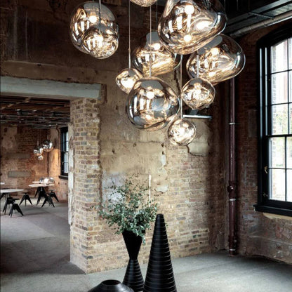 Artistic Multi-Light Pendant Fixture for Elegant Interiors