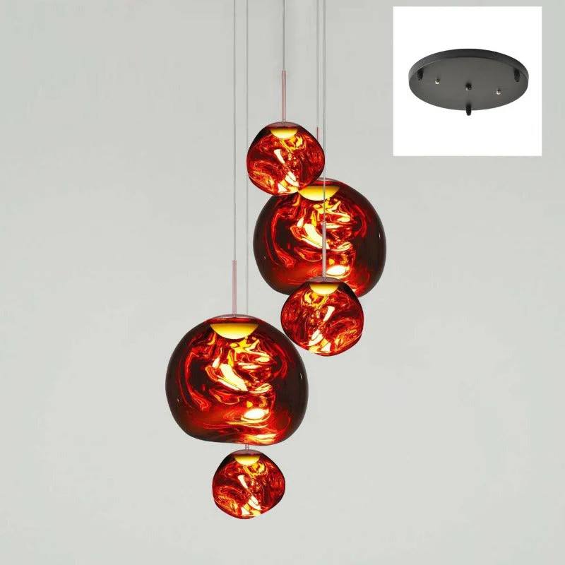 Artistic Multi-Light Pendant Fixture for Elegant Interiors