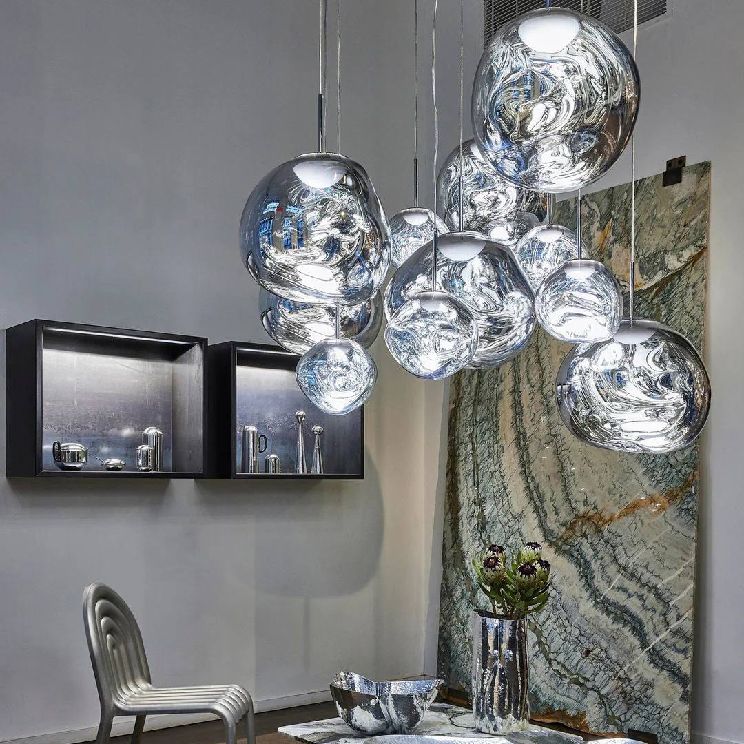 Artistic Multi-Light Pendant Fixture for Elegant Interiors