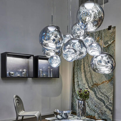 Artistic Multi-Light Pendant Fixture for Elegant Interiors