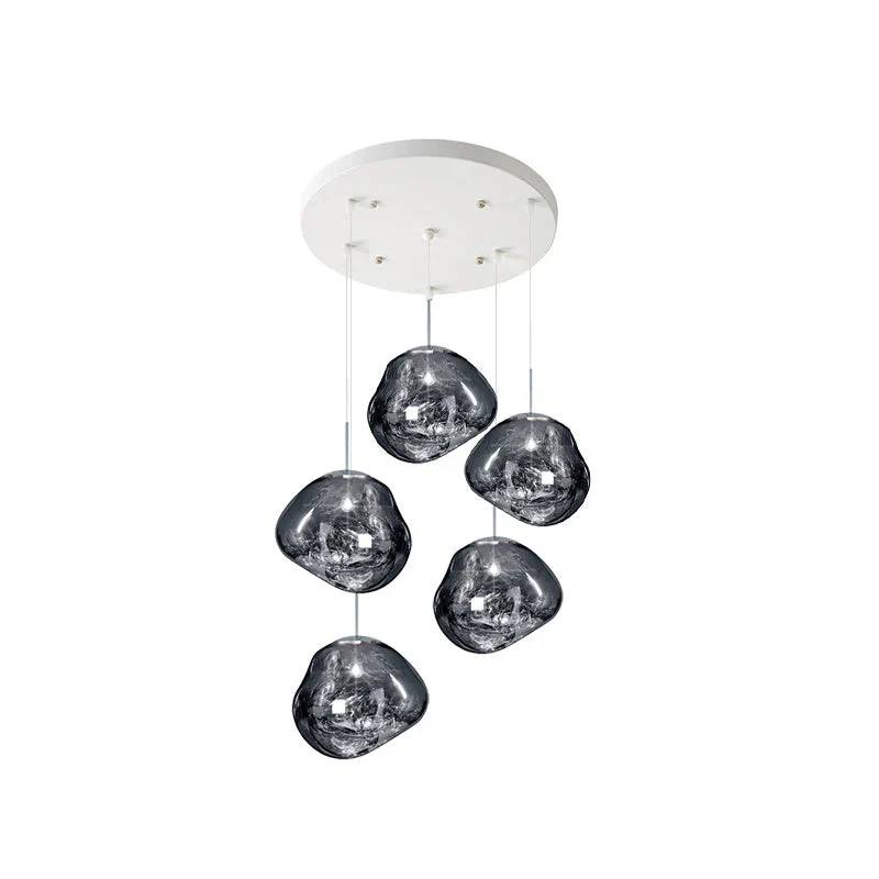 Artistic Multi-Light Pendant Fixture for Elegant Interiors