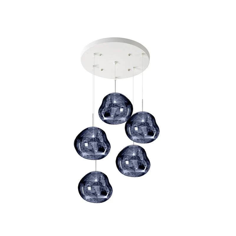 Artistic Multi-Light Pendant Fixture for Elegant Interiors
