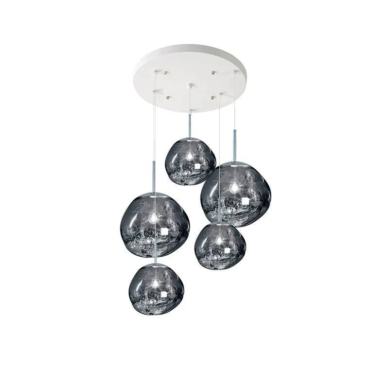 Artistic Multi-Light Pendant Fixture for Elegant Interiors
