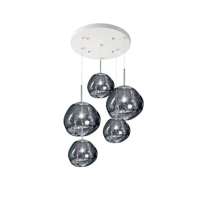 Artistic Multi-Light Pendant Fixture for Elegant Interiors