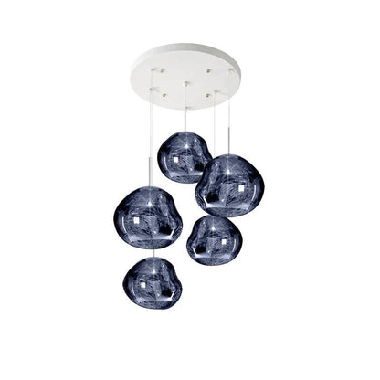 Artistic Multi-Light Pendant Fixture for Elegant Interiors