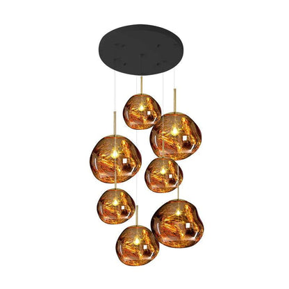 Artistic Multi-Light Pendant Fixture for Elegant Interiors