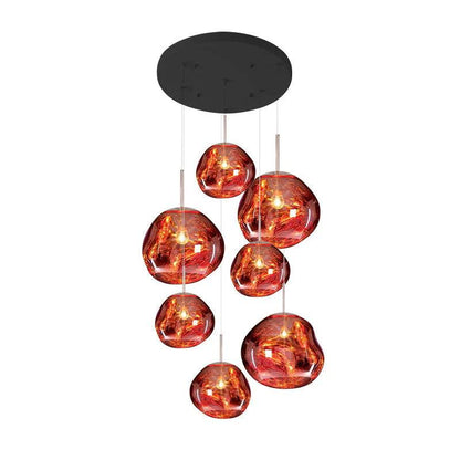 Artistic Multi-Light Pendant Fixture for Elegant Interiors