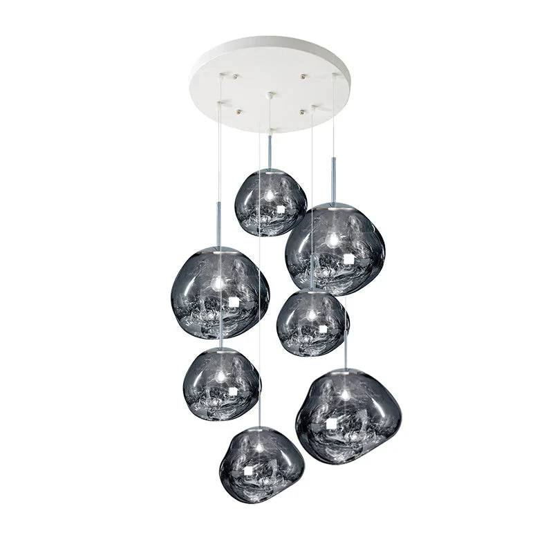 Artistic Multi-Light Pendant Fixture for Elegant Interiors