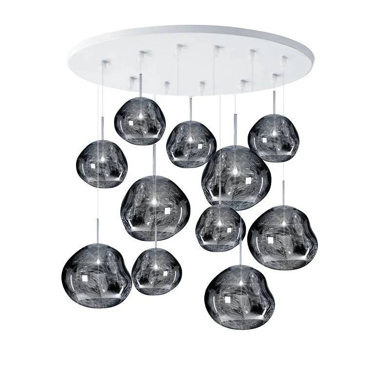 Artistic Multi-Light Pendant Fixture for Elegant Interiors