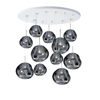 Artistic Multi-Light Pendant Fixture for Elegant Interiors