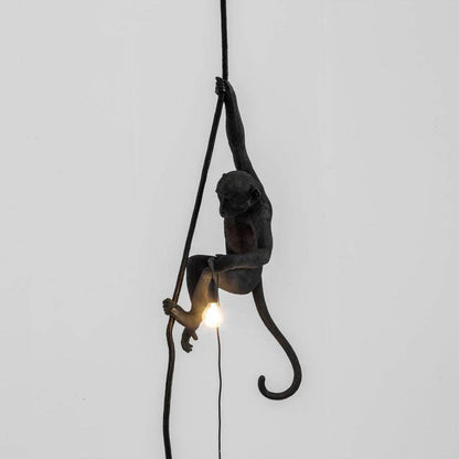 Artistic Monkey-Shaped Ceiling Lamp for Unique Interiors