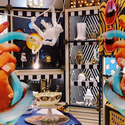 Artistic Monkey-Shaped Ceiling Lamp for Unique Interiors
