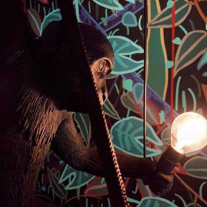 Artistic Monkey-Shaped Ceiling Lamp for Unique Interiors