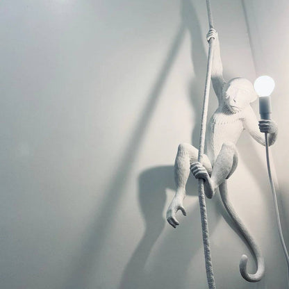 Artistic Monkey-Shaped Ceiling Lamp for Unique Interiors