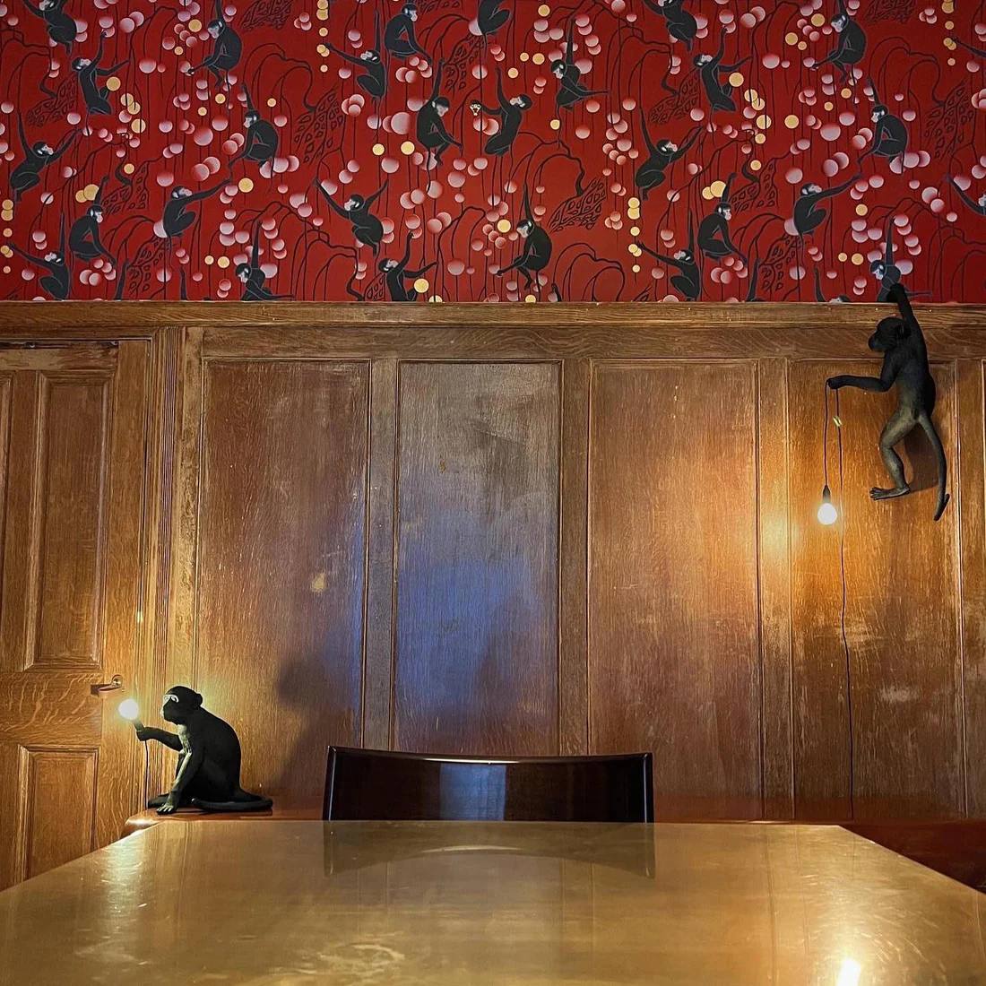 Artistic Monkey-Shaped Ceiling Lamp for Unique Interiors