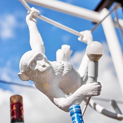 Artistic Monkey-Shaped Ceiling Lamp for Unique Interiors