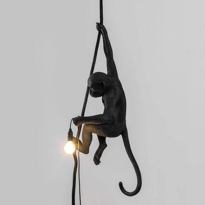 Artistic Monkey-Shaped Ceiling Lamp for Unique Interiors