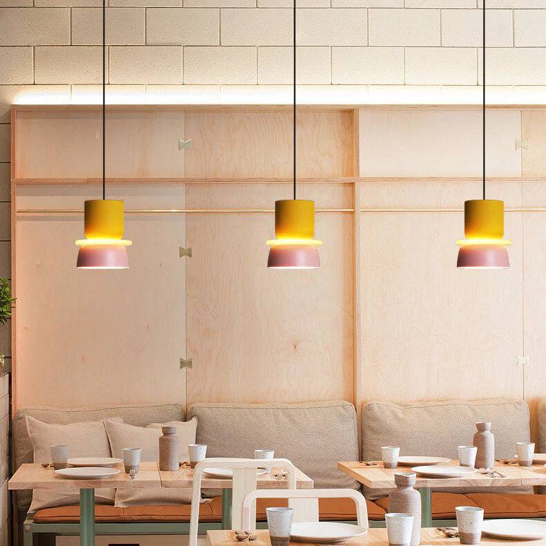Vibrant LED Hanging Light with Nordic Charm