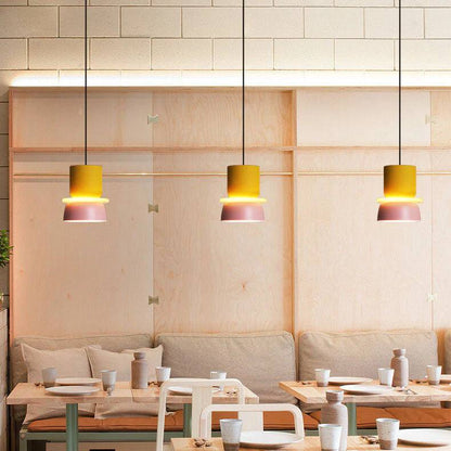 Vibrant LED Hanging Light with Nordic Charm