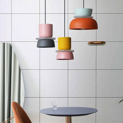Vibrant LED Hanging Light with Nordic Charm