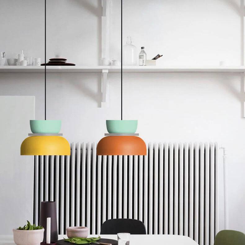 Vibrant LED Hanging Light with Nordic Charm