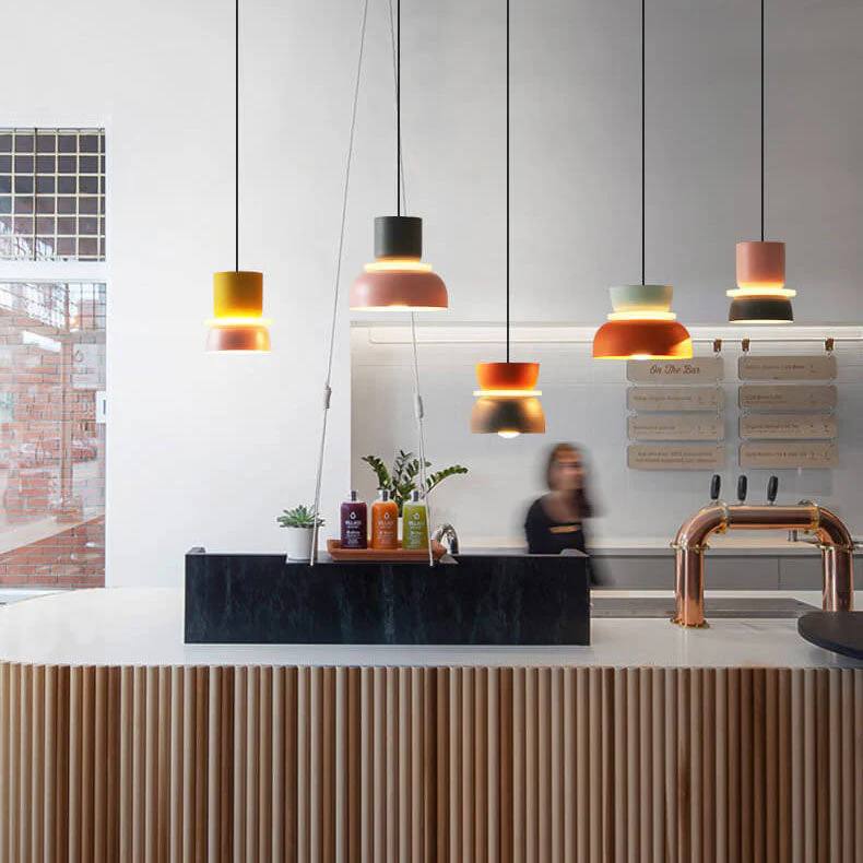 Vibrant LED Hanging Light with Nordic Charm