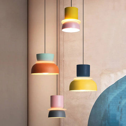 Vibrant LED Hanging Light with Nordic Charm