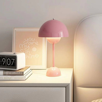 LuxeGlow Scandinavian Dimmable Bedside Table Lamp