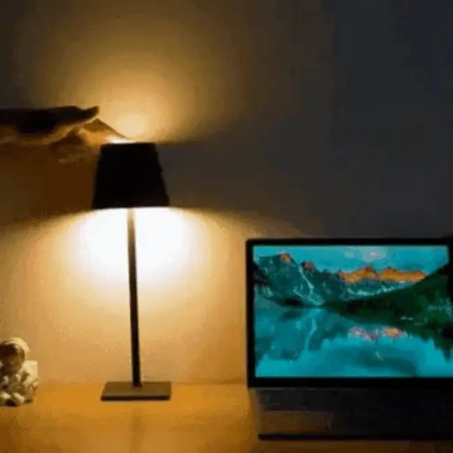 Portable LED Table Lamp with Rechargeable Battery - Minimalist Style