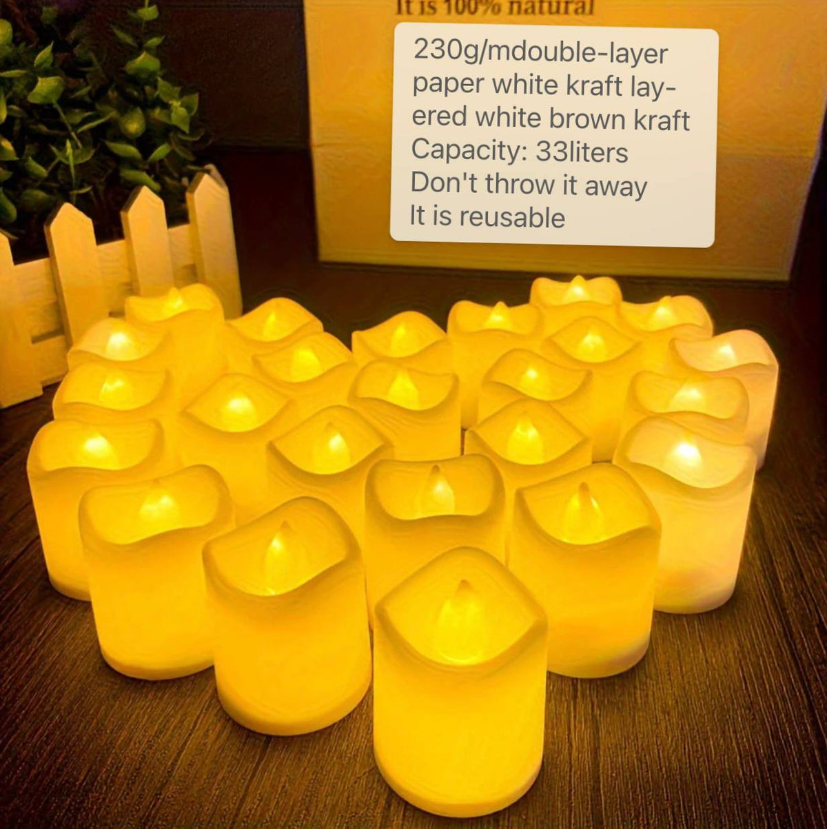 Battery-Powered LED Candle Lights for Events and Home Decor