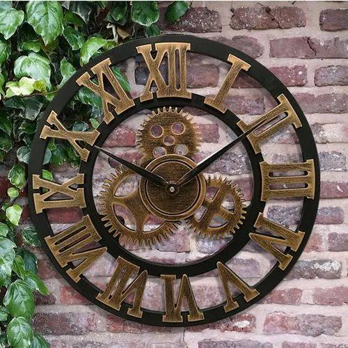 Vintage-Inspired Mechanical Wall Clock for Home & Office