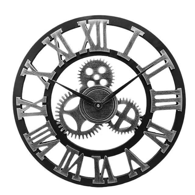 Vintage-Inspired Mechanical Wall Clock for Home & Office