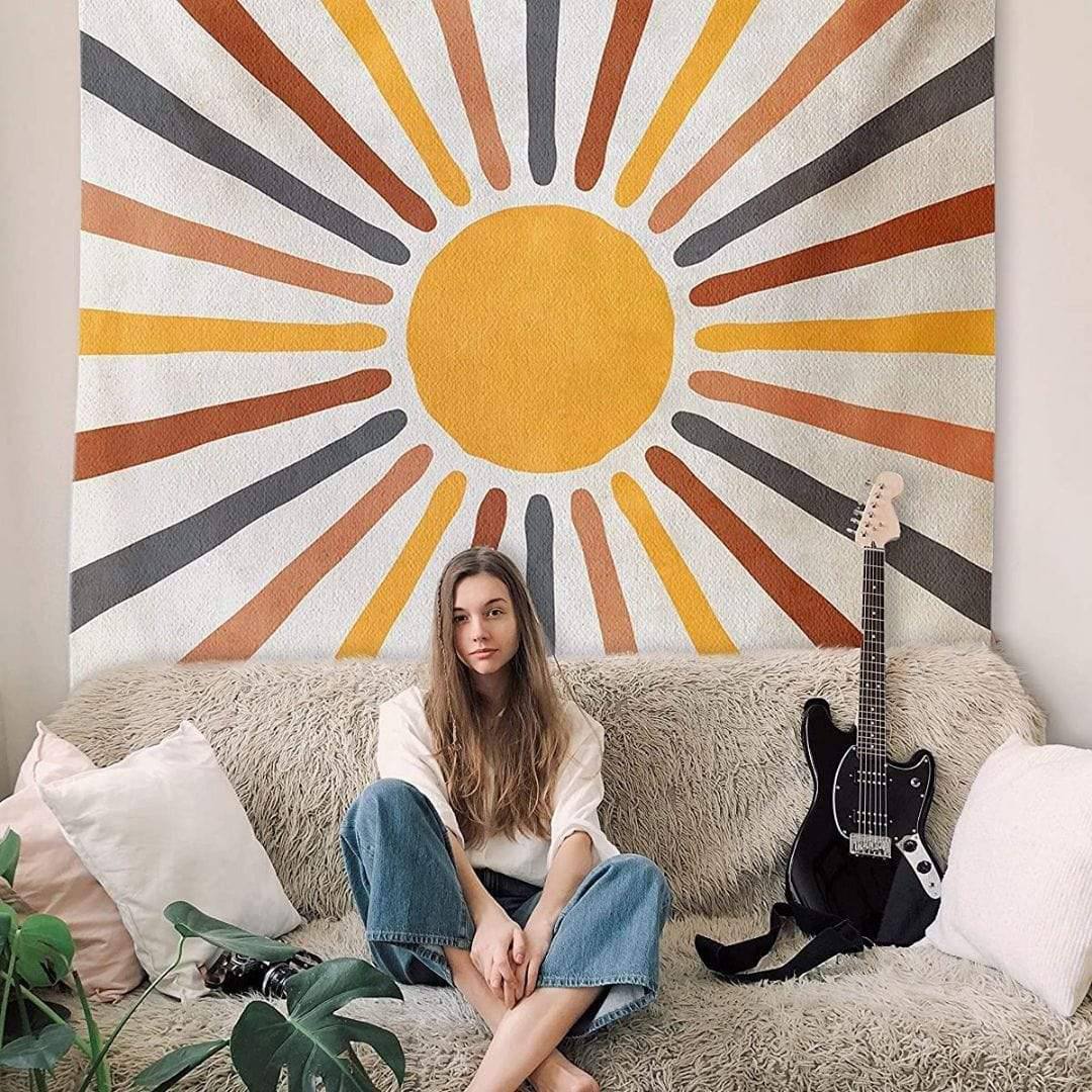 Sunny Vibes Wall Hanging - Bohemian Home Decor