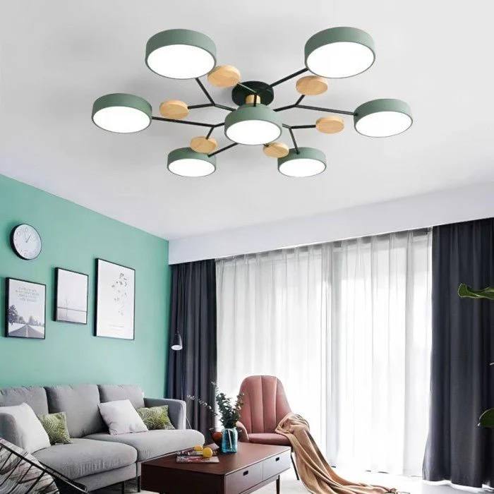 Minimalist LED Ceiling Fixture with Branch Design
