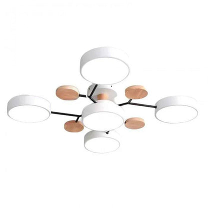 Minimalist LED Ceiling Fixture with Branch Design