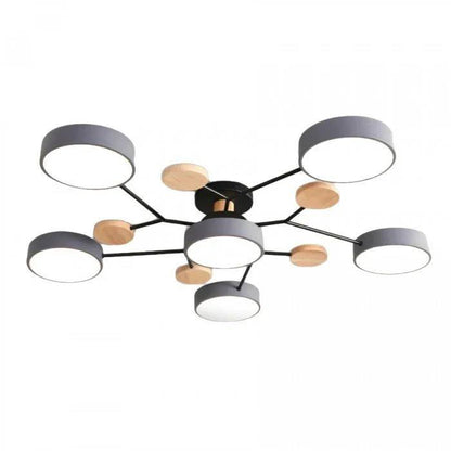 Minimalist LED Ceiling Fixture with Branch Design