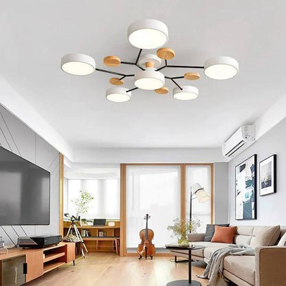 Minimalist LED Ceiling Fixture with Branch Design