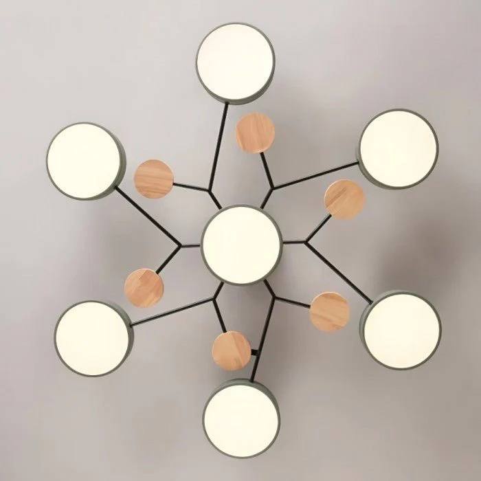 Minimalist LED Ceiling Fixture with Branch Design