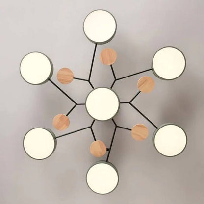 Minimalist LED Ceiling Fixture with Branch Design