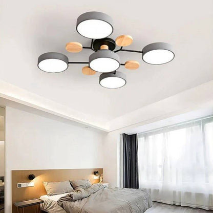Minimalist LED Ceiling Fixture with Branch Design