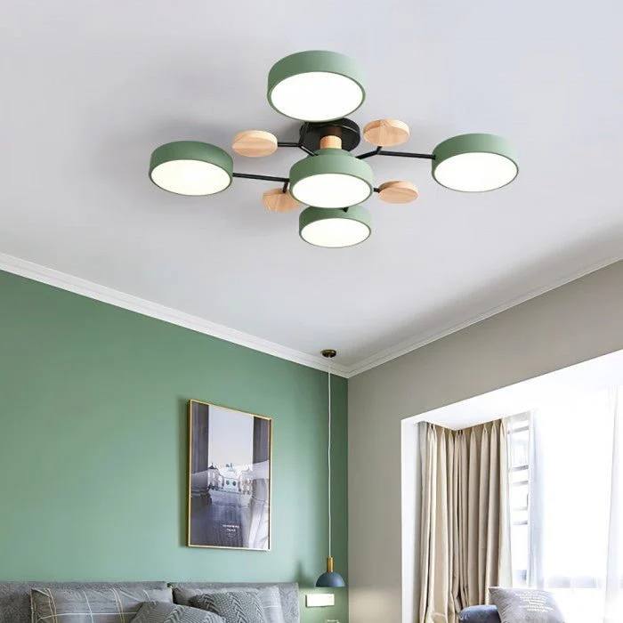 Minimalist LED Ceiling Fixture with Branch Design