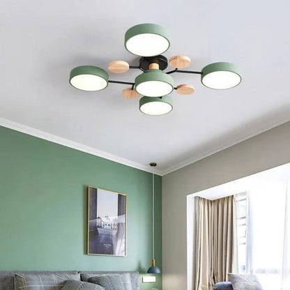 Minimalist LED Ceiling Fixture with Branch Design