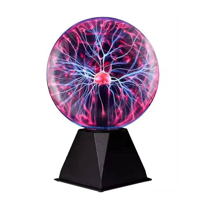 ElectroGlow Sphere Lamp: Vibrant Light for Any Space