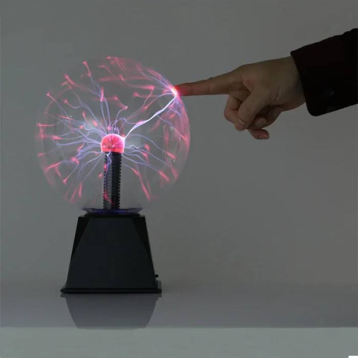 ElectroGlow Sphere Lamp: Vibrant Light for Any Space